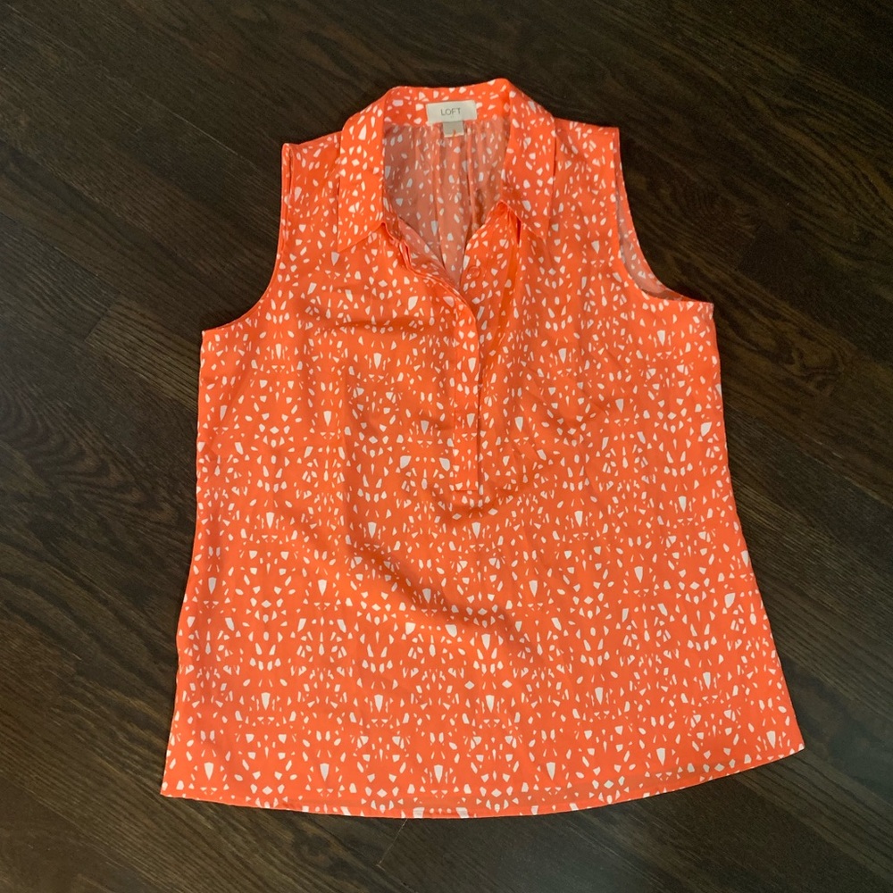 Coral Loft Tank Sz S